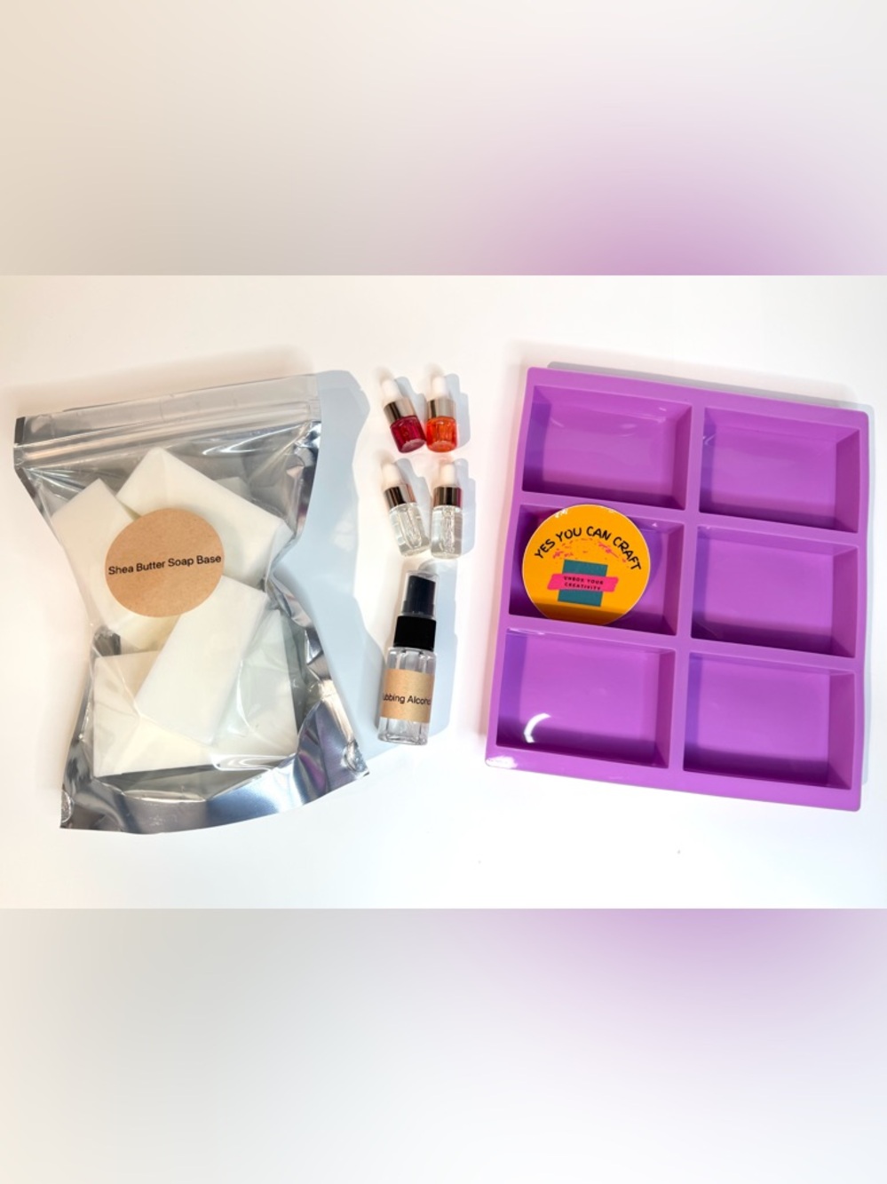 Create Your Own Shea Butter Soap -Fruity Lemon - Picture 2 of 5